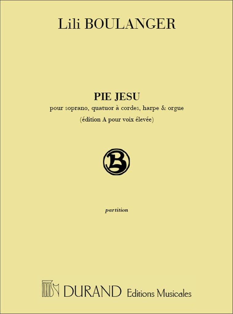 Pie Jesu, Pour Chant, Quatuor A Cordes,